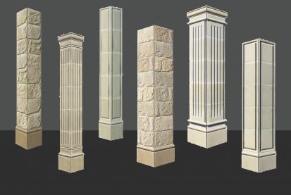 stonetile canada pillars